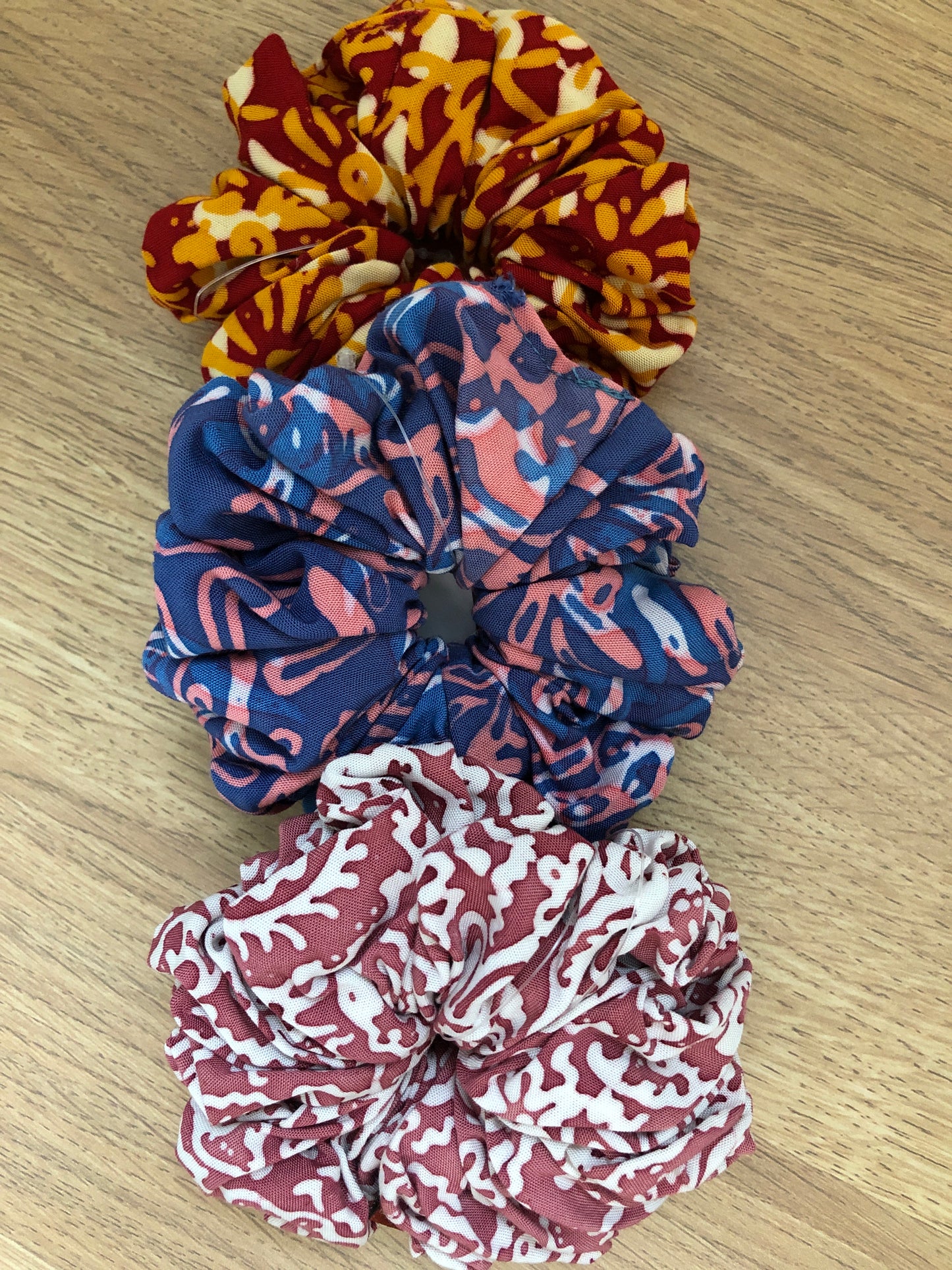 Princess Batik Scrunchies Bundle of 3